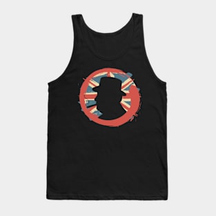 Winston Churchill - UK Flag Tank Top